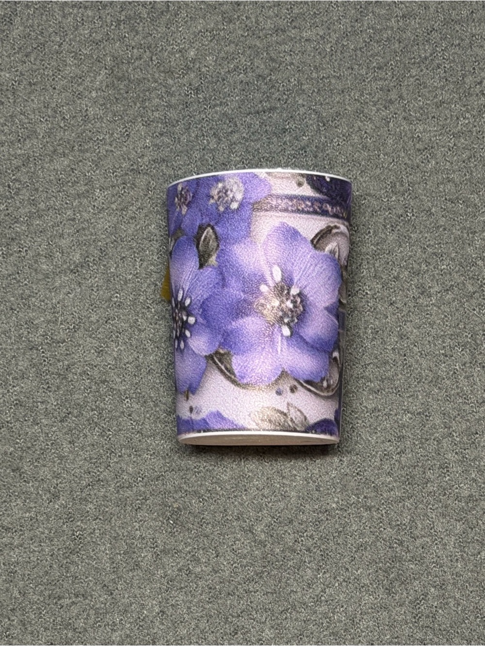 Floral Purple Decorative Tape 2 rolls new in plastic